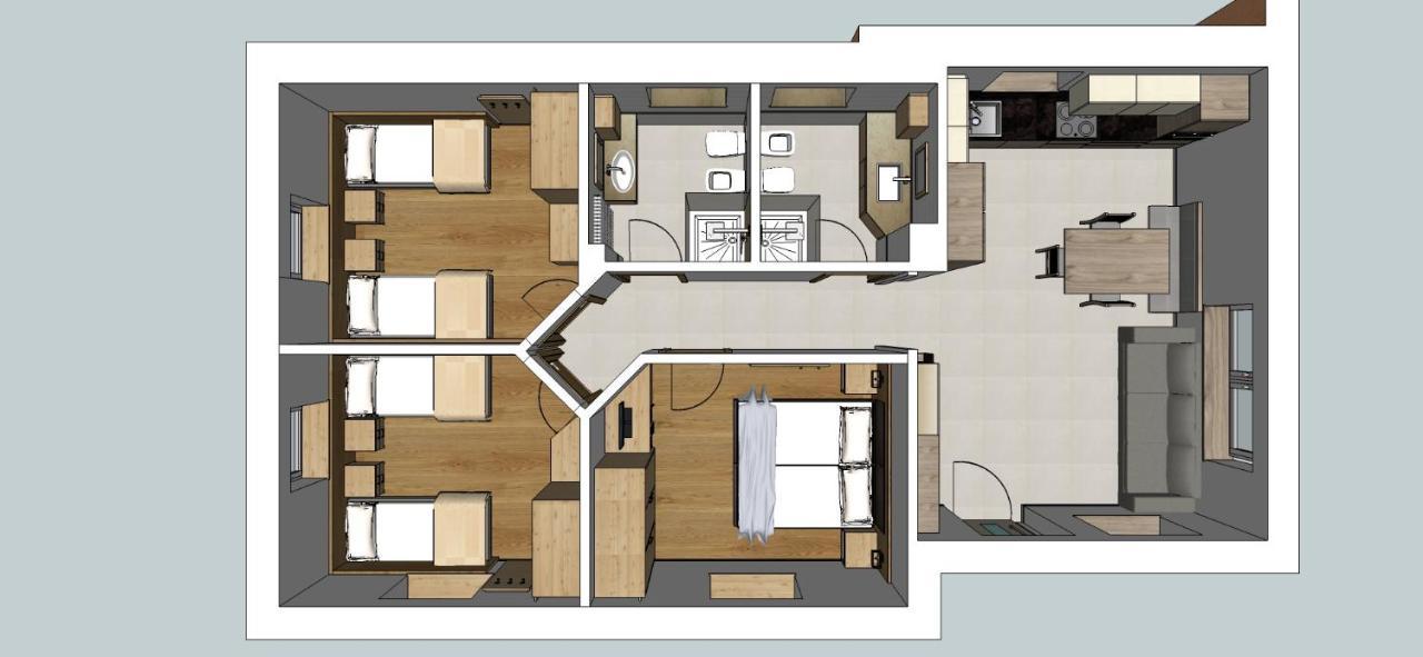 Fiemme Home Mountain Apartment Tesero Luaran gambar