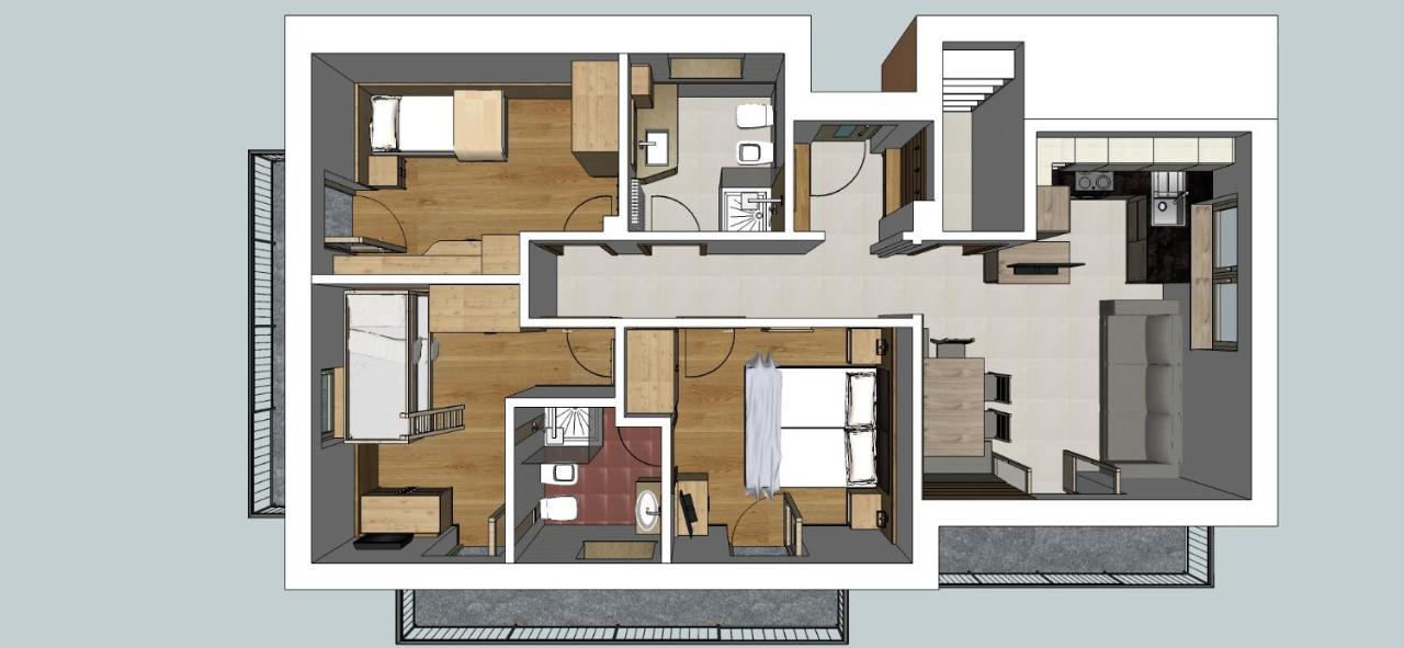 Fiemme Home Mountain Apartment Tesero Luaran gambar